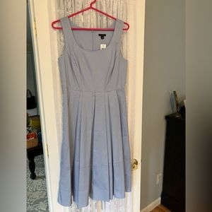 NWT Ann Taylor pleated light blue sun dress